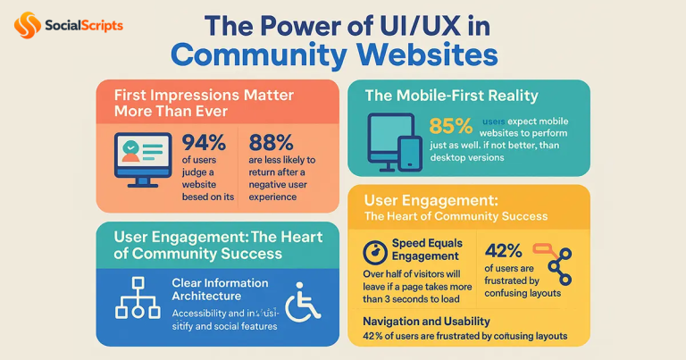 Why Design and UI/UX Are Crucial for Community Websites
