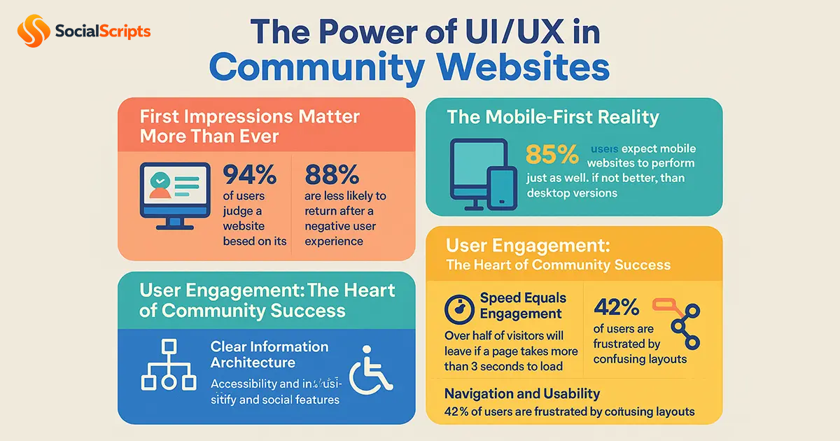 Why Design and UI/UX Are Crucial for Community Websites